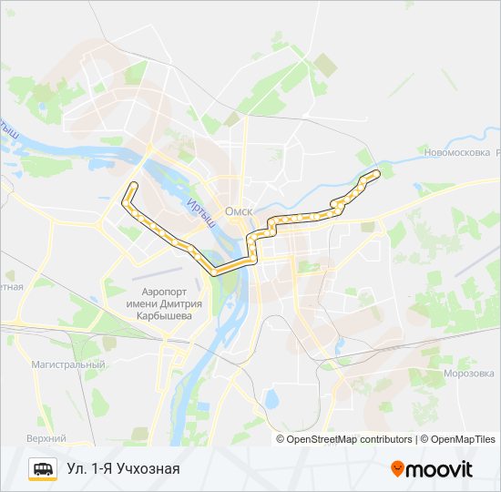Маршрутка 410: карта маршрута
