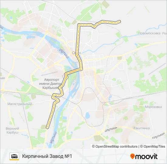Маршрутка 414: карта маршрута