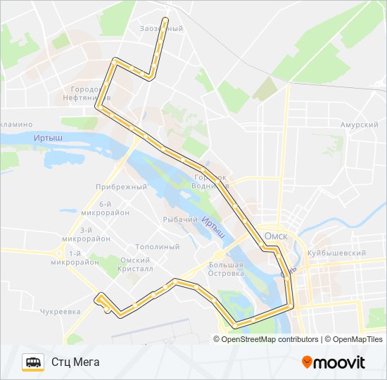 416 shuttle Line Map