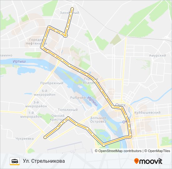 416 Shuttle Line Map