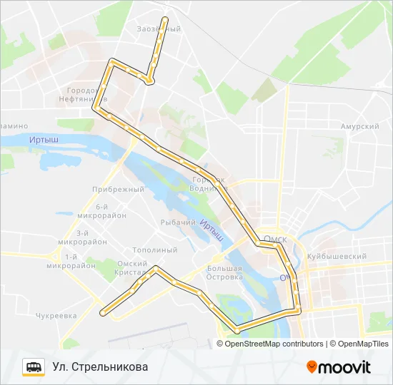 416 Shuttle Line Map