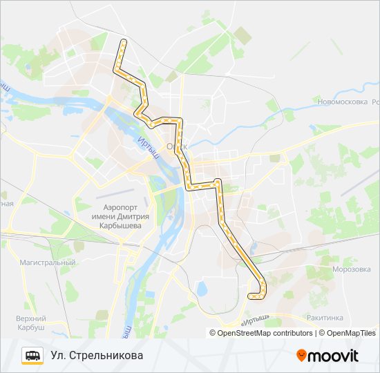 Маршрутка 417: карта маршрута