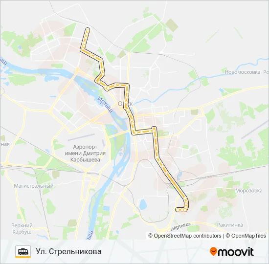 Маршрутка 417: карта маршрута