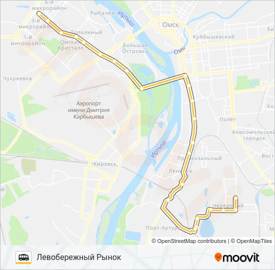 418 Shuttle Line Map