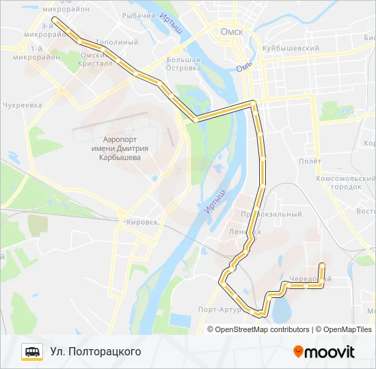 418 Shuttle Line Map