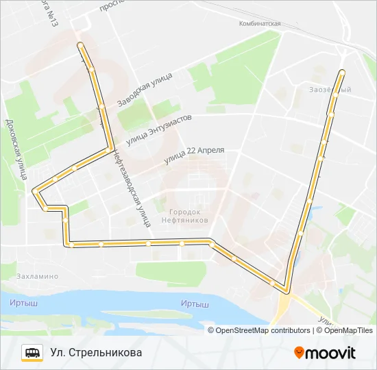 425 Shuttle Line Map