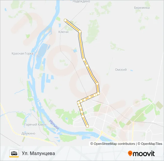 426 Shuttle Line Map