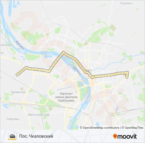 Маршрутка 470: карта маршрута