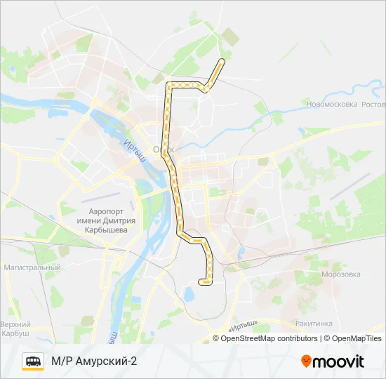 550 Shuttle Line Map