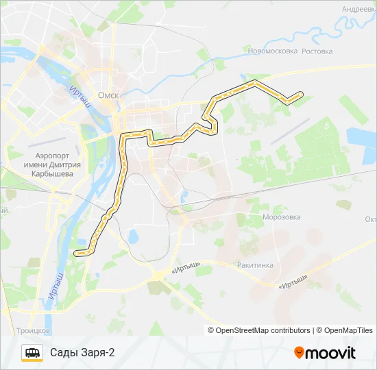 568 Shuttle Line Map