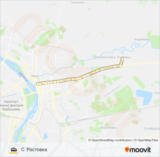 910 Shuttle Line Map