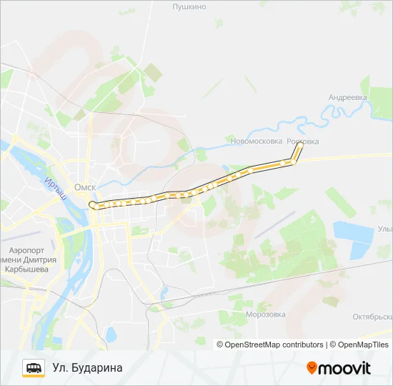 910 Shuttle Line Map