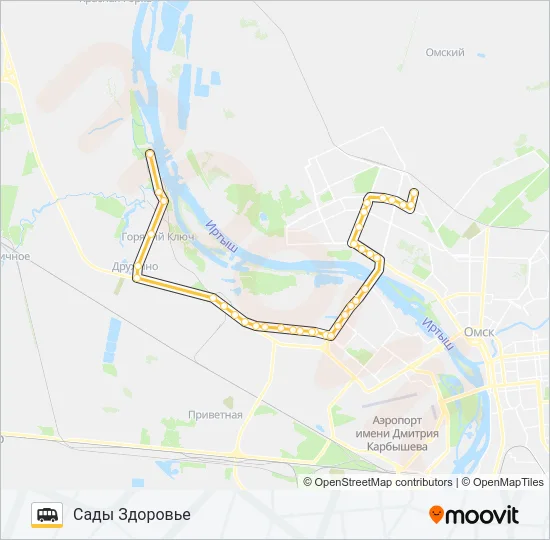 922 Shuttle Line Map