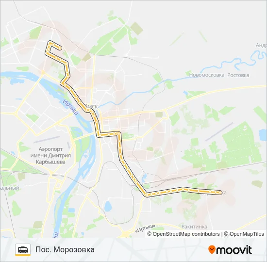 Маршрутка 211(Т): карта маршрута