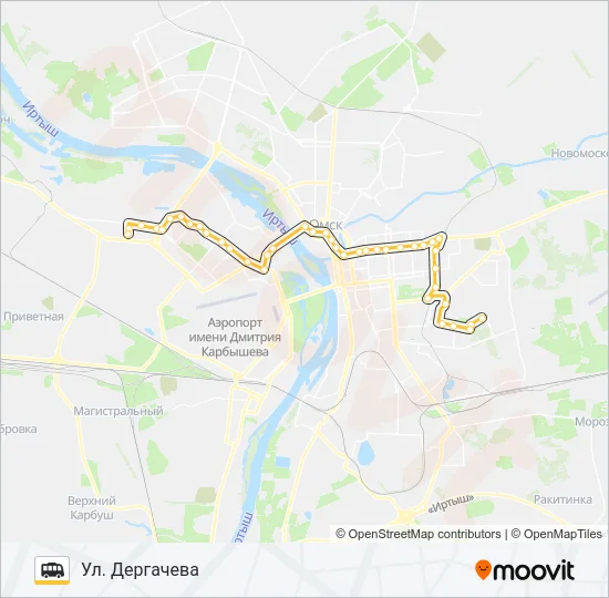 275(М) Shuttle Line Map