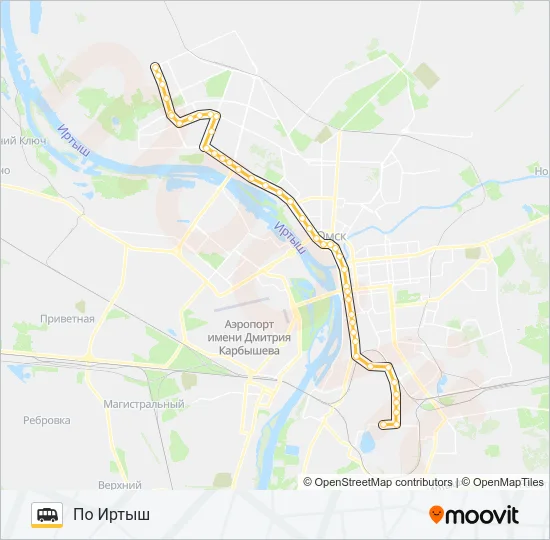 434(Д) Shuttle Line Map