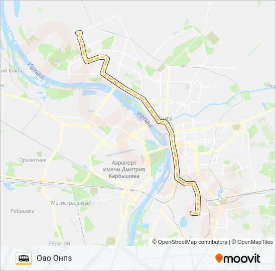 434(Д) Shuttle Line Map