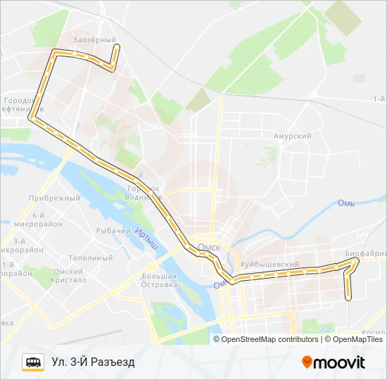 514(Н) Shuttle Line Map