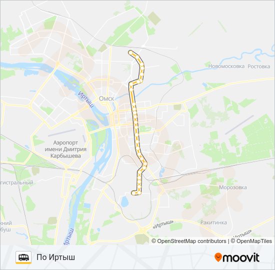 Маршрутка 392(49): карта маршрута