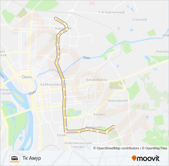 Маршрутка 397(97): карта маршрута