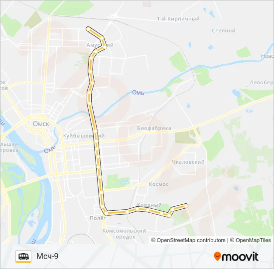 397(97) Shuttle Line Map