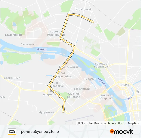 272(100) Shuttle Line Map