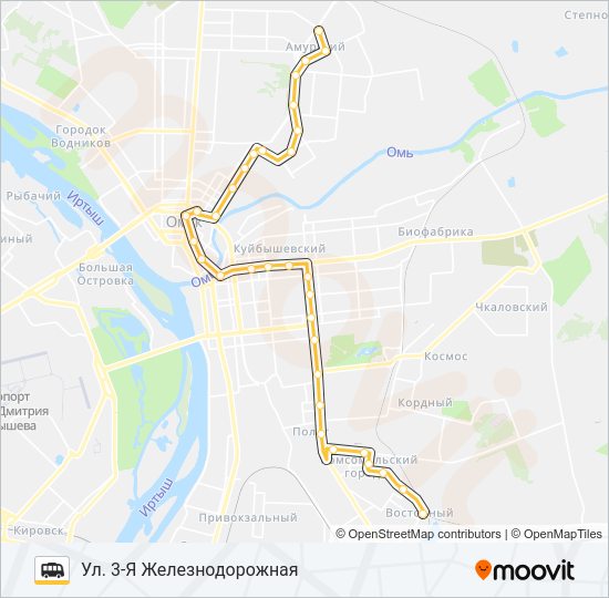 Маршрутка 300 (56): карта маршрута