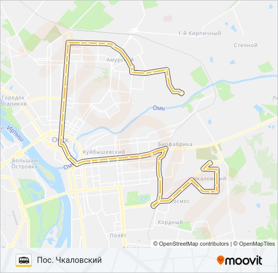 Маршрутка 372 (72): карта маршрута