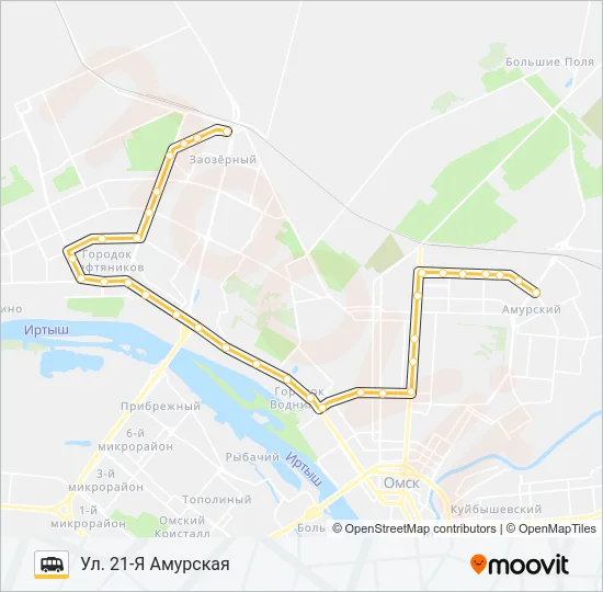 383 (83) Shuttle Line Map