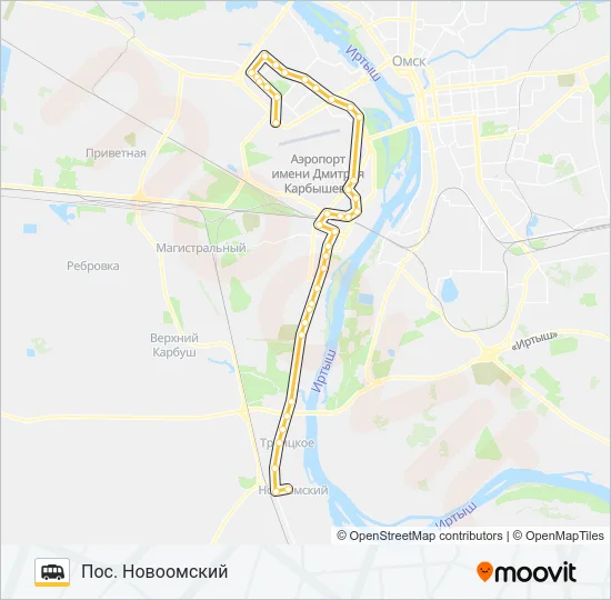 Маршрутка 420(120): карта маршрута