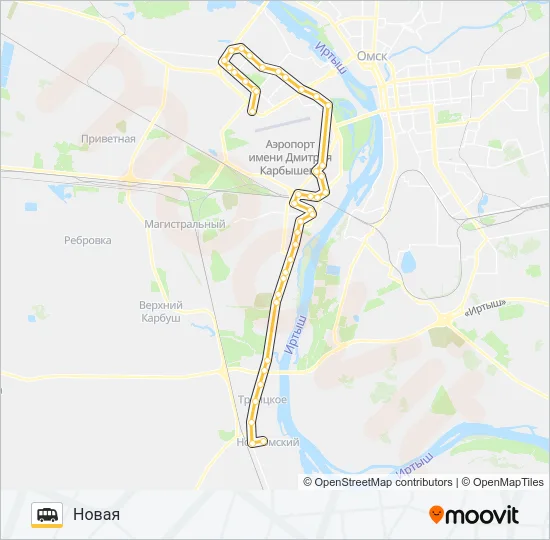 420(120) Shuttle Line Map