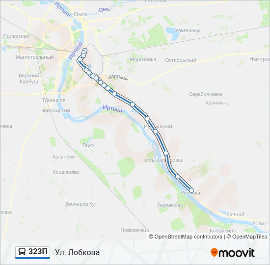 323П Bus Line Map