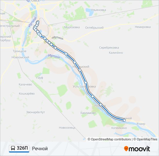 326П bus Line Map