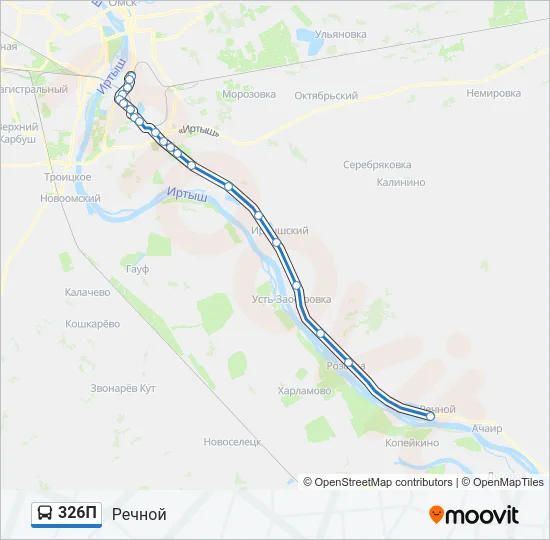 326П Bus Line Map