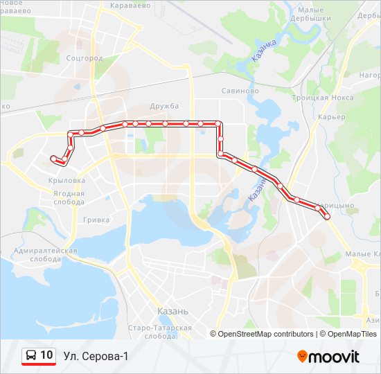 10 Bus Line Map