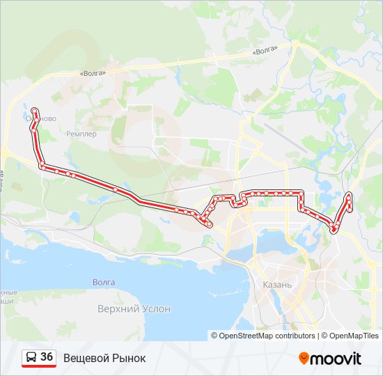 Маршрут 36 автобуса оренбург. Маршрут 36. 36 Маршрут Казань. Схема 36 маршрута Казань. Маршрут автобуса 60 Казань с остановками на карте.