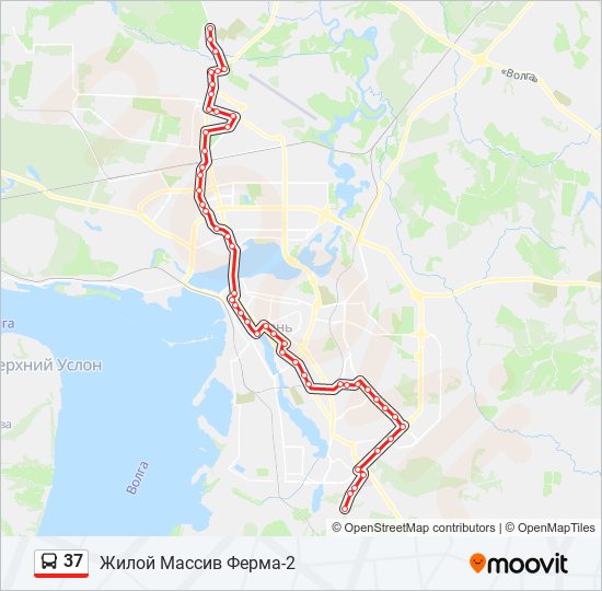 Подольск маршрут 37к схема