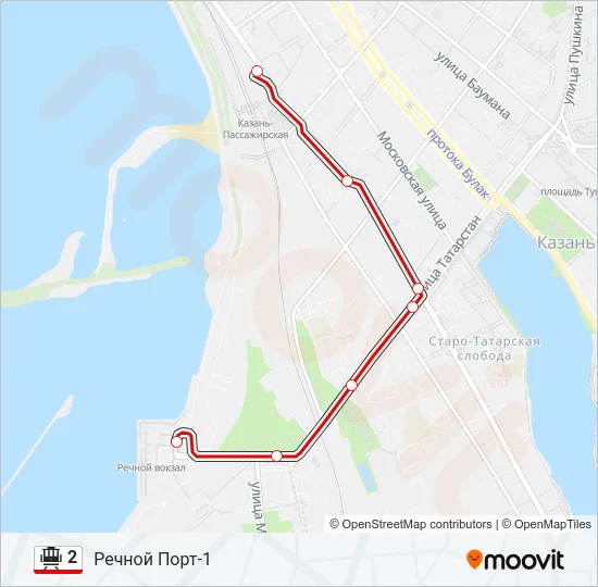 2 Tram Line Map