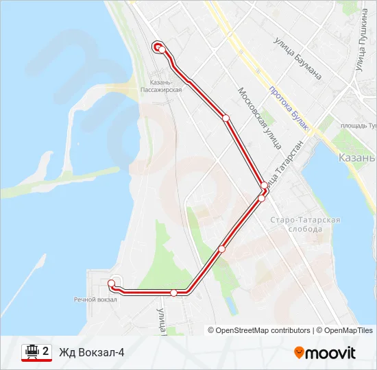2 Tram Line Map