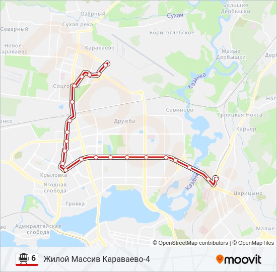 6 Tram Line Map