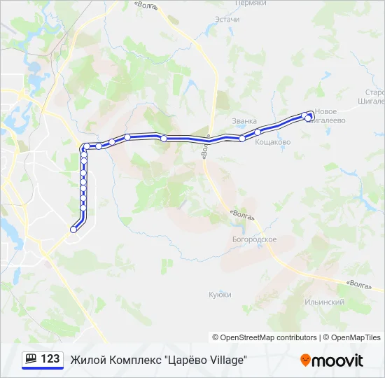 123 Funicular Line Map