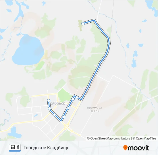 6 Bus Line Map