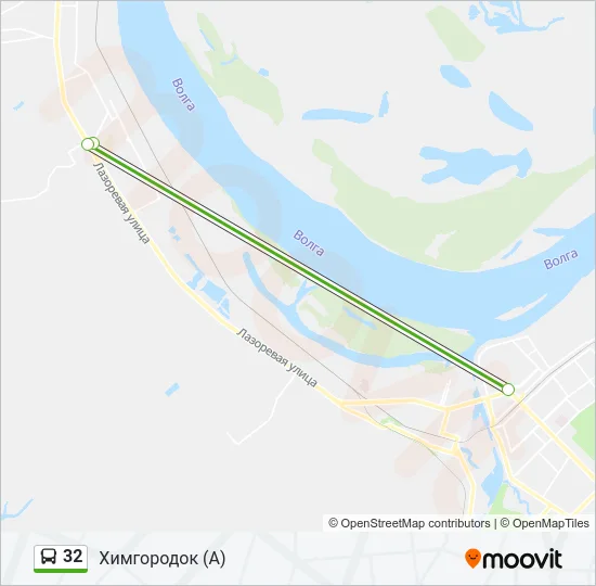 32 Bus Line Map