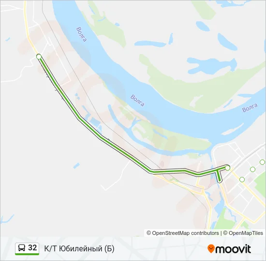 32 Bus Line Map