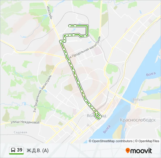 39 Bus Line Map