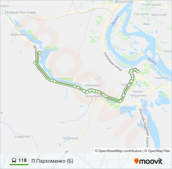 118 Bus Line Map