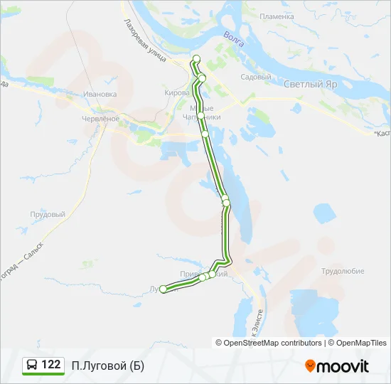 122 Bus Line Map