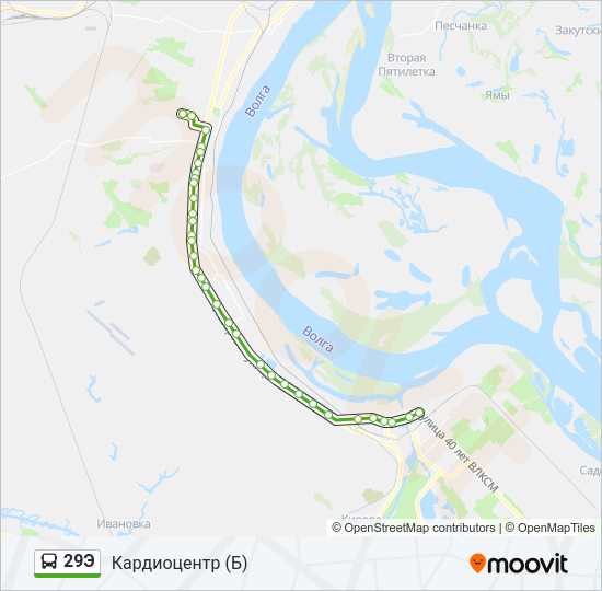 Автобус 29Э: карта маршрута