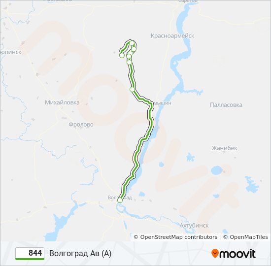 Расписание автобуса Волгоград - Фролово