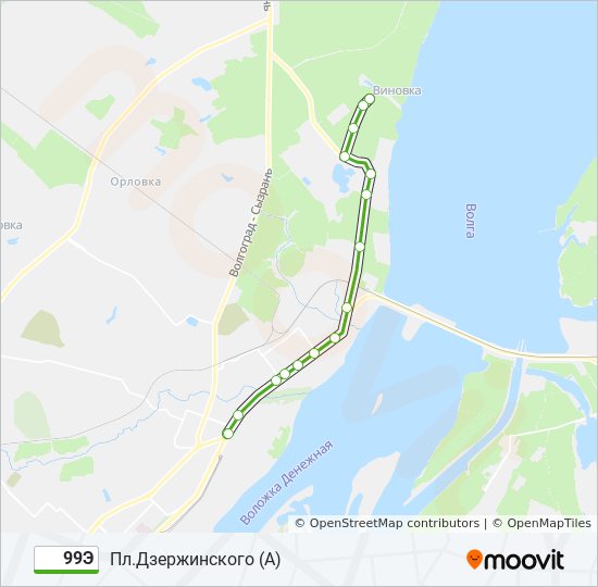 Маршрут 99 тольятти схема движения на карте